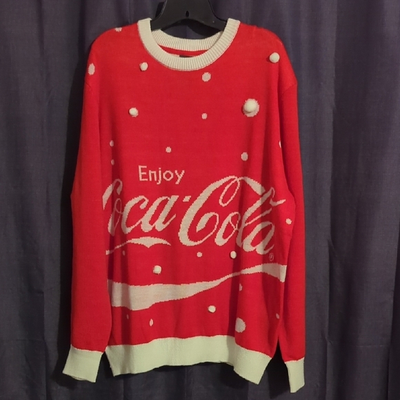 Coca-Cola Red Holiday Sweater - Picture 1 of 8